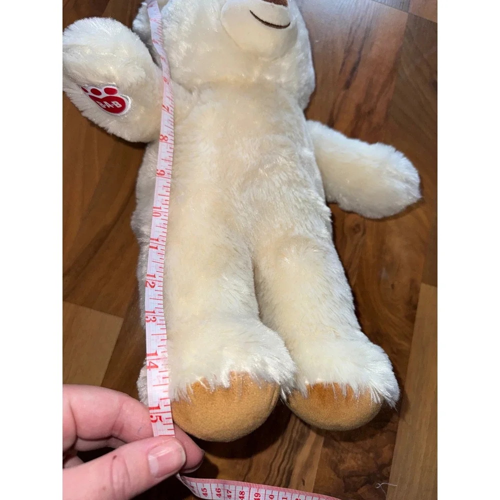 Build-A-Bear Plush Teddy Bear Kids 15in Cream Excellent Soft‎ Stuffed Animal
